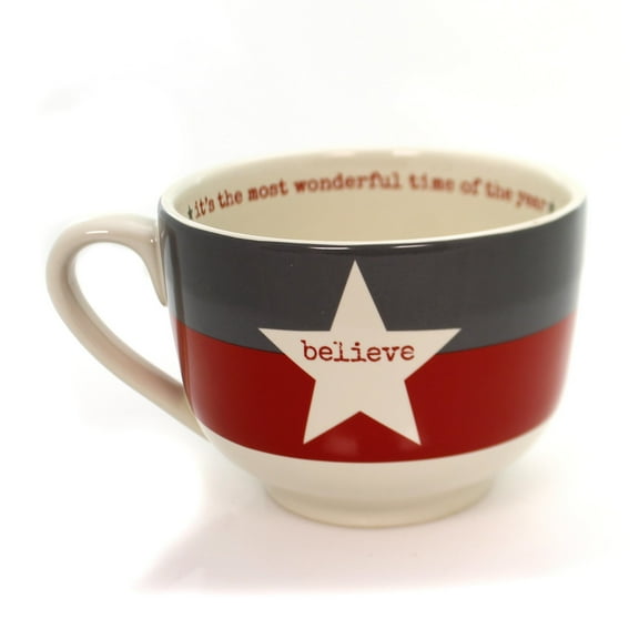 Tabletop Believe Mug Ceramic Wonderful Time Of The Year 34932