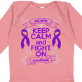thumbnail image 4 of Inktastic Chiari Malformation Keep Calm Fight on Boys or Girls Long Sleeve Baby Bodysuit, 4 of 5