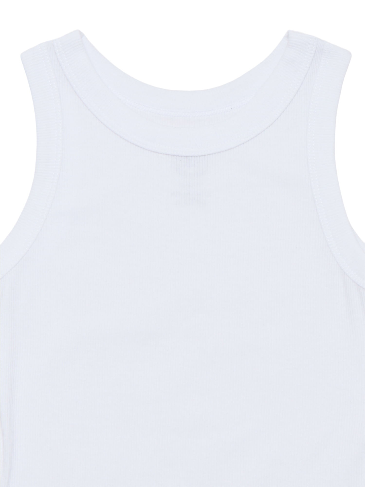 Wonder Nation Girls Kid Tough Tank Tops, 3-Pack, Sizes 4-18 and Plus