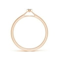 thumbnail image 2 of ANGARA Natural Solitaire Oval Diamond Engagement Ring in 14K Rose Gold for Women (Size-5x3mm| Color-I-J| Clarity-I1-I2) | April Birthstone, Anniversary, Jewelry Gift for Women | Natural Diamond Ring, 2 of 7