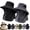 Black+deepgray, variant on Spring/Summer Fisherman's Hat Detachable Outdoor Fishing Hiking UPF50+ Face Covering Neck Protection Wide Brim Sun Hat