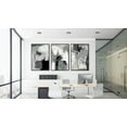 thumbnail image 4 of Large Framed Canvas Wall Art - Rustic Brown and White Abstract Pictures for Living Room Aesthetic Vintage Wall Decor Retro Prints for Bedroom Dinning Room Black Float Framed 16" X 24" X 3 pcs, 4 of 6