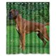 thumbnail image 1 of Cortina de ducha ABPHQTO perro animal en la pradera verde 150x180 cm, 1 of 2