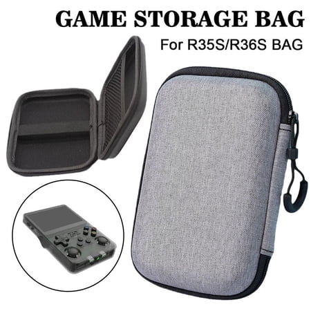 QHUDLV Sbyzm Portable Game Case for Mini Plus M17 R35S Protective Storage Console Bag Carry Case for RG35XX XU10
