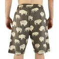 thumbnail image 2 of LazyOne Buffalo Men's Pajama Shorts – Funny Buffalo Cotton Pajama Shorts for Men, Mens Sleep Shorts with Pockets (M), 2 of 7