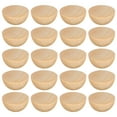 thumbnail image 5 of WEAVILUX Wood Half Round Beads, 20 Pieces for Jewelry Making, Crafts, Home Decor Supplies, 5 of 8