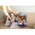 thumbnail image 2 of Ambesonne Mandala Throw Pillow Cover 2 Pack, Wildlife Savannah Animals, 18", Multicolor, 2 of 5