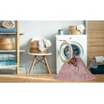 thumbnail image 2 of Ahgly Company Tapis Rectangulaire d'Intérieur Lavable en Machine Rose Profond Transitionnel, 3 Pieds x 5 Pieds, 2 of 7
