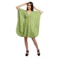 thumbnail image 2 of Moomaya Robe Courte de Caftan de Plage, Robe de Couverture Imprimée, Kaftan pour Femmes, Tenue de Plage, Couverture, 2 of 4