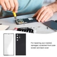 thumbnail image 4 of Phone Back Glass Cover Front Glass Outer Screen for Galaxy S23 Ultra 5G, Phone Back Glass Cover Replacement with Pre Installed Camera Lens Repair Tools, 4 of 7