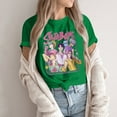 thumbnail image 1 of Pop cazadora para niña Demon Hunters Boys Girls Fashion Round-Neck Group Panels T Shirt （Army Green）, 1 of 4