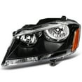 thumbnail image 4 of cciyu Headlight Assembly 2008-2014 for Dodge Avenger Black Housing Amber Reflector Driver Passenger Side Headlamps 5116343AD, 5116342AD, 5303745AD, 4 of 4