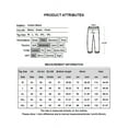 thumbnail image 2 of Mysszz Mens Cotton Linen Solid Color Pockets Elastic Waist Casual Cropped Pants, 2 of 4
