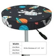 thumbnail image 4 of Naloa Space Round Bar Stool Cushion Cover 12-14 inch, Fits Kitchen, Office, Restaurant Chairs - 14 inch, 4 of 7