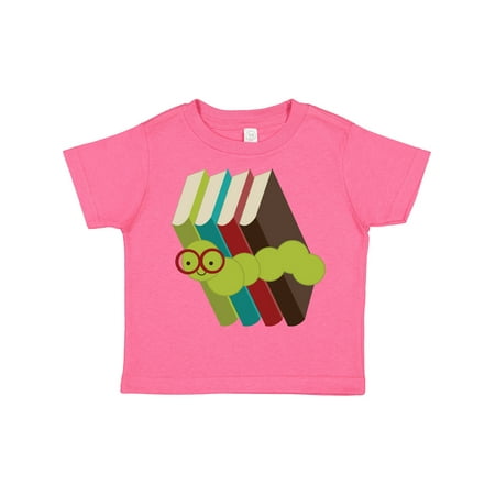 

Inktastic Bookworm Books Reading Gift Toddler Boy or Toddler Girl T-Shirt