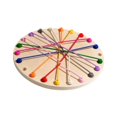 thumbnail image 2 of Juguete de desenredar cuerdas, juego de mesa educativo interactivo para el desarrollo de la inteligencia. Redondo, 2 of 9
