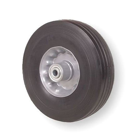- 1NXB4 Solid Rubber Whl, 6 In, 200 lb