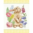 thumbnail image 2 of Urban, Mary 26x32 Black Ornate Wood Framed with Double Matting Museum Art Print Titled - Sunny Bunny III Checker Border, 2 of 4