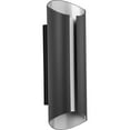 thumbnail image 5 of Progress Lighting Z-2030 1-Light LED Outdoor Wall Light in Black, Etched Glass Shade, 5 of 13