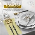 thumbnail image 4 of Crown Display Yellow Scalloped Napkins Disposable 20 Pcs 3-Ply Yellow Scalloped Dinner Napkins Disposable Decorative for Dinners & Parties, Paper Guest Towels for Bathroom & Party Supplies, 4 of 7