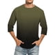 thumbnail image 1 of Camisas de Manga Larga para Hombres Imprimir Casual Cuello Redondo Blusa de Manga Corta, Camisas de Lino para Hombres, 1 of 4