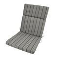 thumbnail image 2 of High Back Patio Chair Cushion 17.7x18.9 Inch Waterproof Fade Resistant Outdoor Dining Chair Cushion, Seat Pad for Garden Lawn Glider Chair, Indoor Outdoor Use for Patio Furniture, 2 of 5
