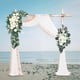 thumbnail image 1 of 2 uds flores artificiales perfecl guirnalda boda arco flores Floral Swag 60 cm x 35 cm 100 cm x 50 cm, 1 of 8
