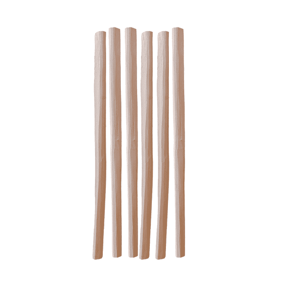 Mbariket Nigerian Local Chew Sticks (African Natural Toothbrush) — Cleans Teeth & Gums | 6-Pack