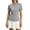 W10-Grey, variant on Rhuody Tshirts For Women Open Back Short Sleeve Tops Loose Fit Athletic Crop Tee Gym Running Yoga Shirt Soft Womens Clothes Grey