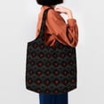 thumbnail image 4 of Wukai Red Poker Sturdy and Stylish Reusable Canvas Tote Bag: Eco-Friendly, Heavy-Duty Grocery Shopping Bag with Reinforced Handles, 4 of 7