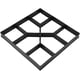 thumbnail image 2 of Molde de jardín, molde de adoquín de plástico, molde de piedra asimétrico, losa, ladrillo, cemento, hormigón, para bricolaje, entrada, jardín, camino, patio, terraza (40x40x4cm) - DKSFJKL, 2 of 5