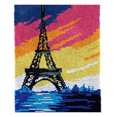 thumbnail image 1 of Rug Making Latch Hooking Kit | Paris Sunset (3 sizes available), 1 of 2