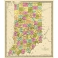 thumbnail image 3 of Unknown 12x13 Black Modern Framed Museum Art Print Titled - Indiana - 1841, 3 of 5