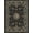 Charcoal Gold, Pattern 1, variant on ODIKA 8'x10' Washable Area Rug Snake Vintage Celestial Design With Gothic Star Border And Serpent Coils for Dining Room, Large Office, Lounge, Non-Slip Chair-Friendly Mat