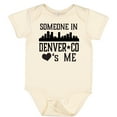 thumbnail image 3 of Inktastic Denver Colorado Someone Loves Me Skyline Boys or Girls Baby Bodysuit, 3 of 5