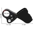 thumbnail image 3 of Foldable Jewelry Magnifier With Bright LED Light 30X 60X Illuminated Jewelers Eye Magnifier For Gems Jewelry Alphabet Beads for Jewelry Making Metal Forming Pliers Beads for Rings Charm Bracelet Kits, 3 of 4