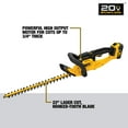 thumbnail image 2 of DeWalt 20V MAX DCHT820P1 22 in. 20 V Battery Hedge Trimmer Kit Battery & Charger, 2 of 8