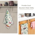 thumbnail image 3 of SKYSONIC 2 Pack Colorful Birds Cartoon Hand Towels, Spring Flower Branch Kitchen Towel Ultra Soft and Absorbent,Decorative Fingertip Face Towel for Bathroom Hotel, 28.3"x14.4", 3 of 6
