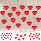 thumbnail image 3 of CaiYueKe Valentine's Day Decorations Heart Shaped Swirl Hanging Foil Garland Party Decor Romantic Wedding Anniversary Celebration Ornament Pendant, 3 of 3