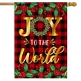 thumbnail image 2 of Briarwood Lane Christmas Double Sided House Flag 40x28 For Outdoor Joy To the World For Christmas House Flag, 2 of 3