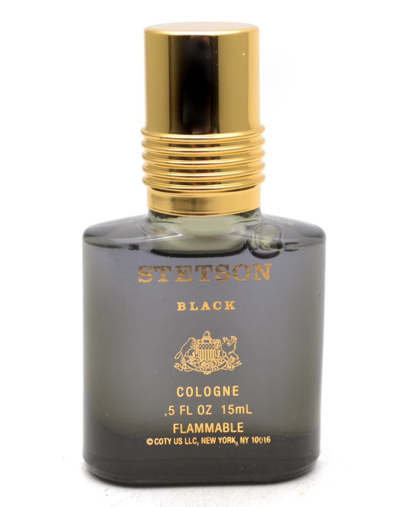 Stetson Black Cologne for Men .5 fl oz (New, No Box) pour