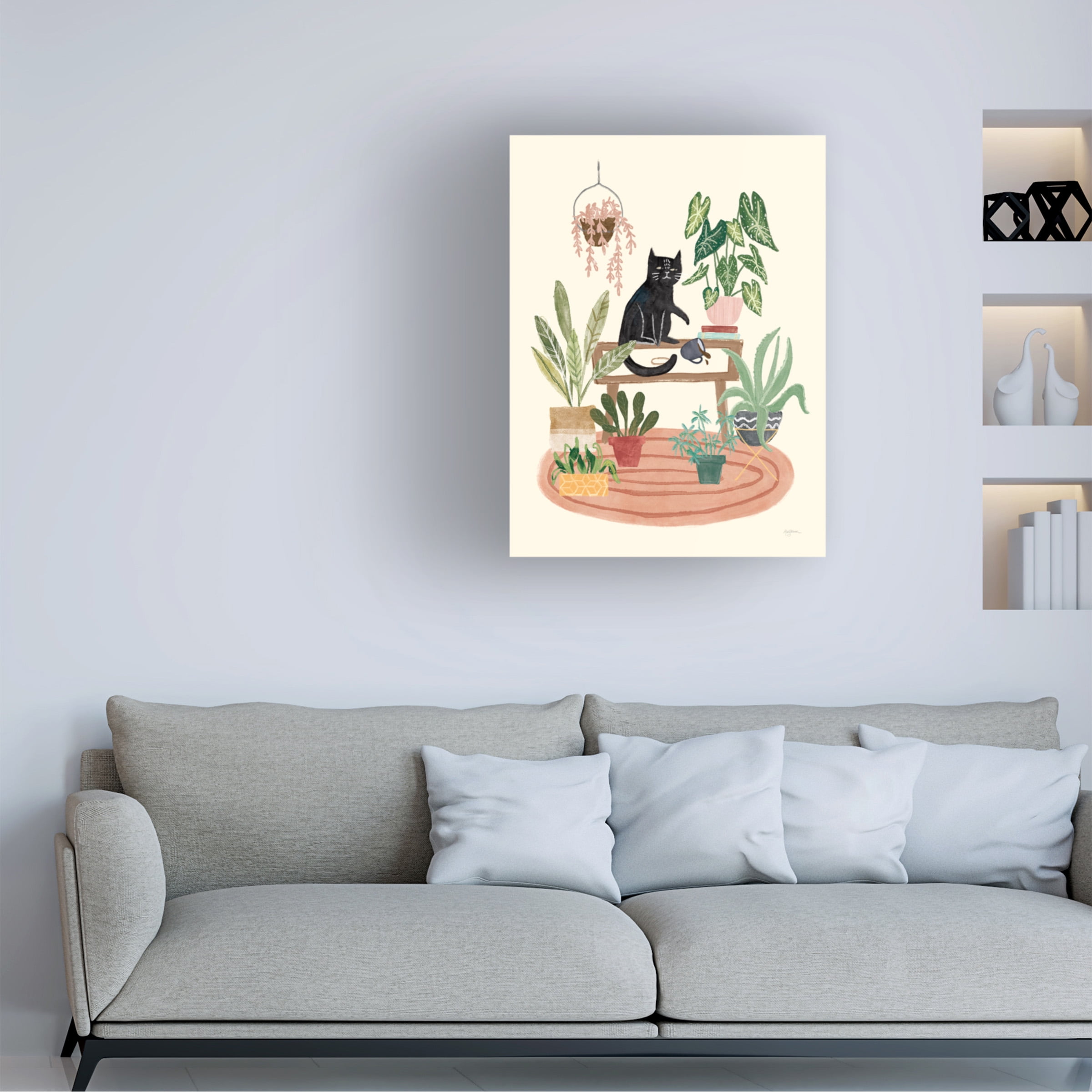 Mary Urban 'Urban Jungle II' Canvas Art