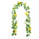 thumbnail image 1 of Guirnalda artificial de hoja de olivo | 200cm 78.74in Hojas de imitación de PVC verde con anillo de fruta para arco de boda, hogar, fiesta y decoración navideña | Planta de simulación de suspensión, 1 of 8