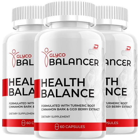 Glyco Balancer Capsules – GlycoBalancer Natural Blend Glycogen Support, 3 Pack, 180 Capsules