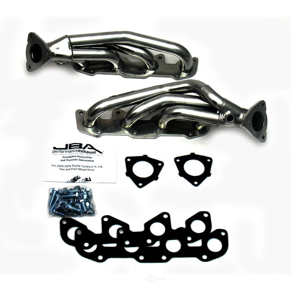 JBA Headers Cat4Ward Shorty Headers (Coated) - 2010SJS Fits select: 2000-2004 TOYOTA TUNDRA, 2001-2004 TOYOTA SEQUOIA