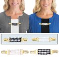 thumbnail image 4 of Cardigan Clips Acrylic Iron Plastic Clothing Clips For Women Men 2Pack, 4 of 9