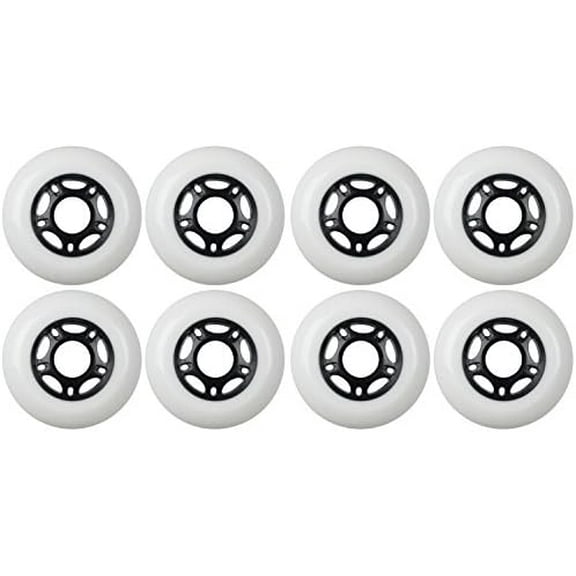 Inline Skate X8 Wheels, 76mm, Orange, Polyurethane, Solid Pattern, Men's 8-13, Unisex-Adults, Outdoor Inline Skaters