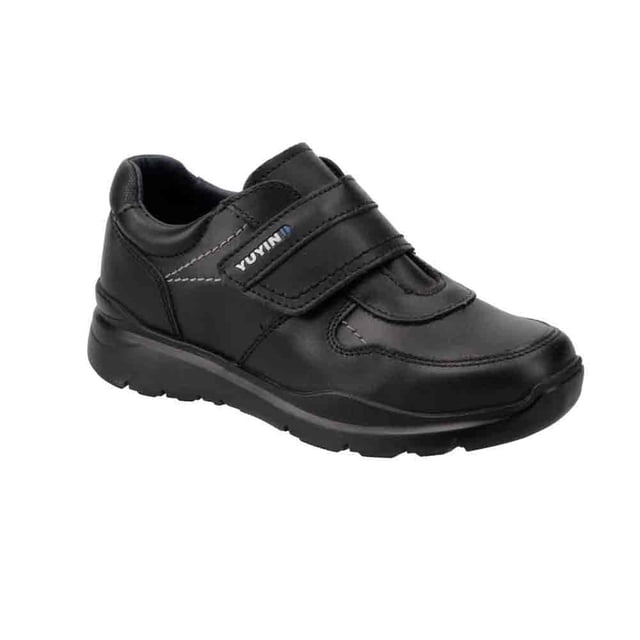 Zapato Escolar Yuyin Niño Vestir Negro 22