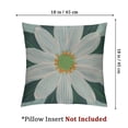 thumbnail image 4 of BANET 2 Pack Pillow Covers Green White Floral Throw Pillow Covers Outdoor Spring Summer Farmhouse Decorations Cushion Case Double Sided 12x12in, 4 of 7