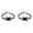 Black-2Pcs, variant on Halloween Pet Collar Gothic Spider Lace Choker Adjustable Cat Dog Accessory Crawly Design for Small Medium Large Pets Halloween Party